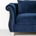 Daphnis Seaweed Velvet Sofa, 2-Seater - Image 4