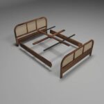 Wooden Artistic King Size Bed - Image 4