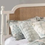 Jodhpuri Modern Solid Wood Cane Bed - Image 2