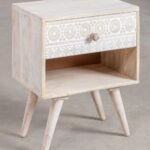 Handcrafted Moodern Design Bedside Table - Image 2