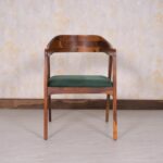 Handcrafted Wooden  Sheesham Wood Arm Chair - Image 2