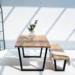 Mango Wood Dining Table with Top Thickness - Image 2