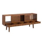 Wooden Antique TV Unit with Drawer Furniture - Image 6