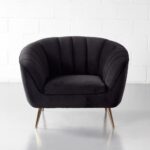 Black Velvet Chair - Image 2