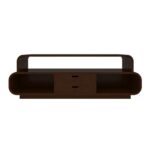 Antique Walnut Handmade Classic Wooden Multi-Storage TV Stand - Image 6