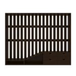 Wooden Classic Wall Striplines Designed Wooden Handmade TV Unit - Image 5