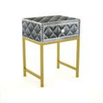 Handmade Inlay Bedside Table Furniture - Image 3