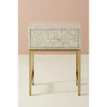 Handmade Inlay Bedside Table Furniture - Image 2