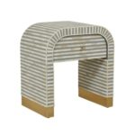 Handmade Inlay Bedside Table Furniture - Image 4