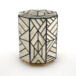 Handmade Inlay Side Table Furniture - Image 2