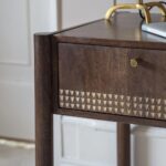 Wooden Artistic | Bedside Table Natural Finish - Image 3