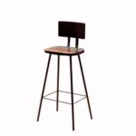 Antiquated Handmade Wooden Bar Chair - Image 5