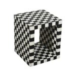 Antique Inlay Side Table Furniture - Image 3