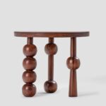 Handcrafted Wooden End Table - Image 3