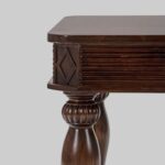Handcrafted Design Wooden End Table - Image 4