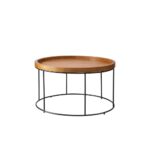 Handmade Round Coffee Table - Image 2