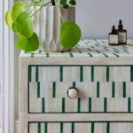 Unique Inlay Bedside Table Furniture - Image 2