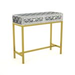 Inlay Console With 2 Drawer Furniture - Image 3