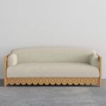 Wooden Cane Handcrafted Carving Sofa - Image 3