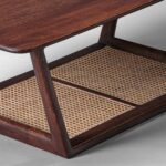 Jaipuri  Sheesham Solid Wood Cane Coffee Table - Image 3