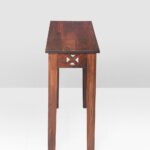 Wooden Drawer Console Table – Brown Matte Finish - Image 3