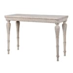 Hand Carved Wooden Console Table - Image 5