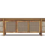 Handcrafted Wooden Tv Cabinet – Natural Sheesham Finish - Image 5
