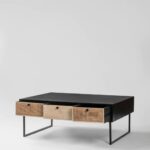 Rajasthani Sheesham Solid Wood Black Finish Coffee Table - Image 3