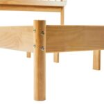 Handcrafted Antique Hand Design Bed - Image 3