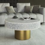 Handmade Jodhpuri Inlay Coffee Table - Image 3