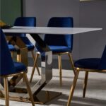 Metal Dining Table With Chairs - Image 4