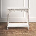 Stylish White Finish Console Table Furniture - Image 5