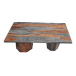 Handcrafted Wooden Coffee Table Furniture - Image 4