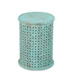 Silva Wooden Carved Side table - Image 3