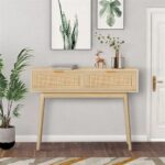 Mango Finish Console Table Furniture - Image 2