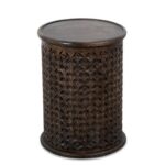 Silva Wooden Carved Side Table - Image 4