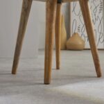 Wooden Sturdy Solid Wood Bedside Table - Image 6