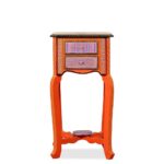 Wooden Handpainted Side Table - Image 4