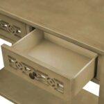 Handcrafted Mango Wood Console Table - Image 7