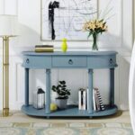 Handmade Mango Wood Natural Console Table - Image 2