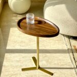 Handcrafted Mango Wooden End Table - Image 3