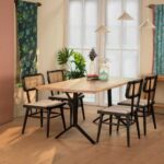 Hand Carved Mango Wood Dining Table - Image 8
