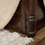 Handcrafted  Solid Wood Four Poster Bed - Image 3