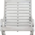 Ash Grey Rocking Chair Mango Wood - Image 5