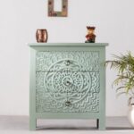 Wooden Carved Storage Unit - Image 2