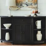 Wooden Bar Cabinet - Milky White - Image 3