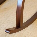 Wooden Hand Carved Rocking Chair - Image 3