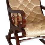 Wooden Hand Crafted Rocking Chair - Image 5