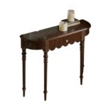 Handcrafted Natural Console Table 1 Drawer - Image 3
