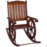 Wooden Hand Crafted Rocking Chair - Image 4